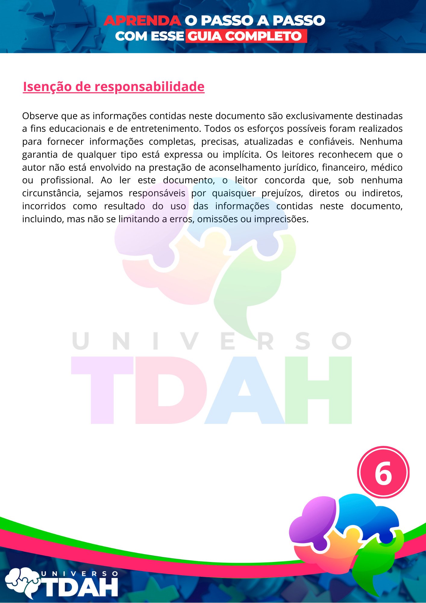 um guia completo que oferece insights sobre o transtorno