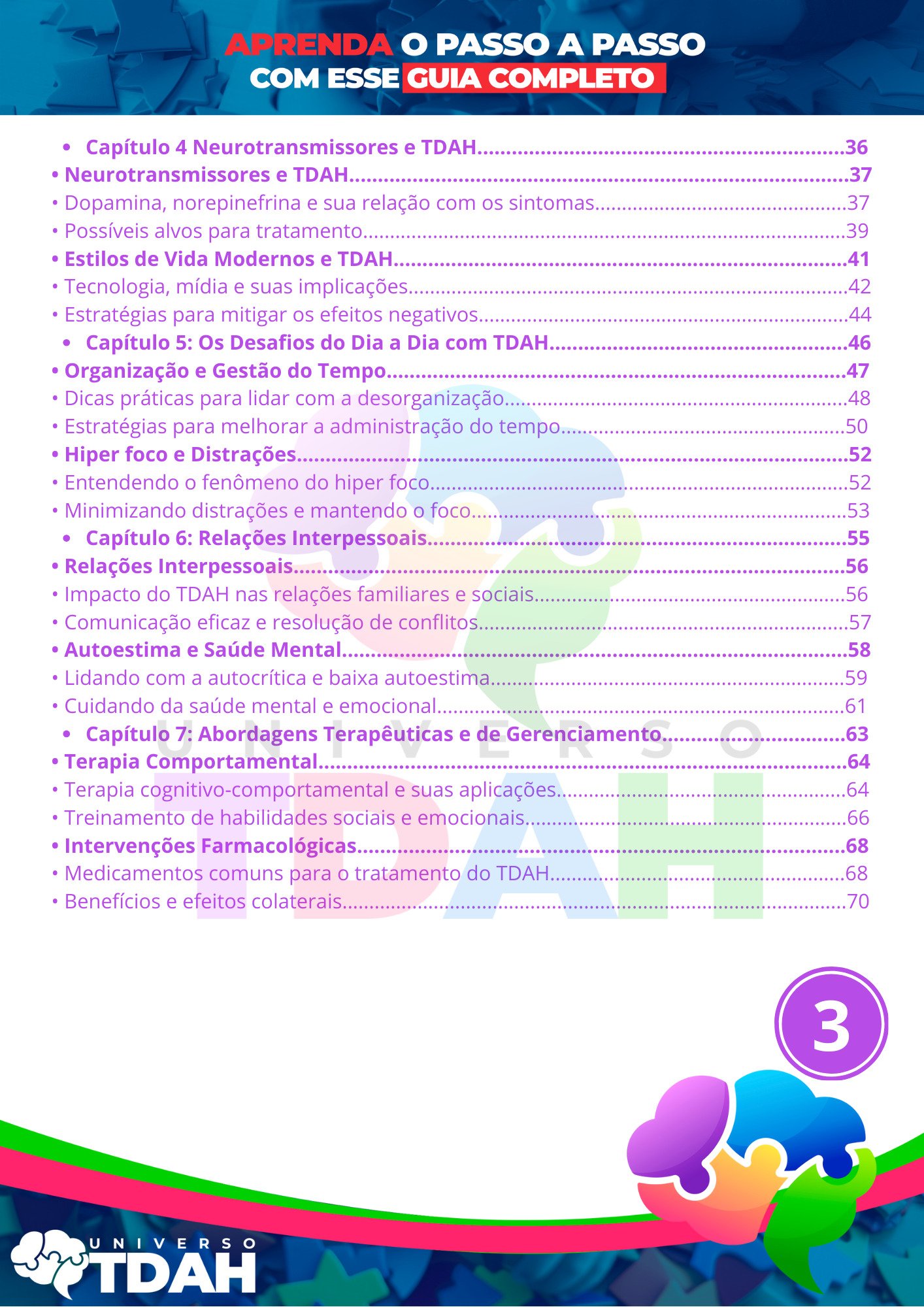 O Universo TDAH é um e-book completo